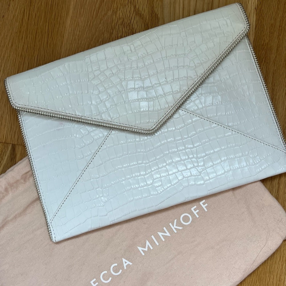Rebecca Minkoff Leo Leather Clutch